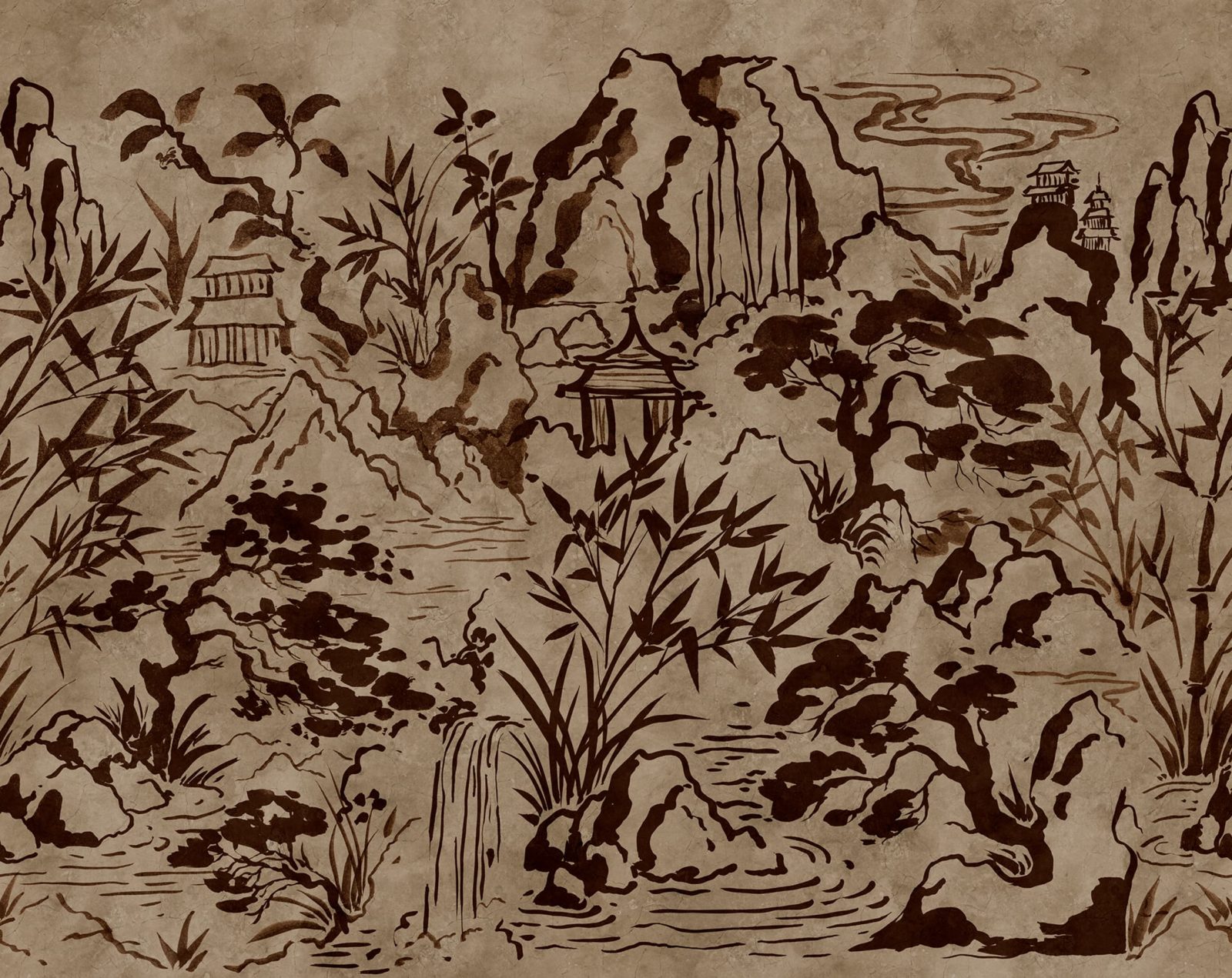Ink Horizon, Brown, Rebel Walls