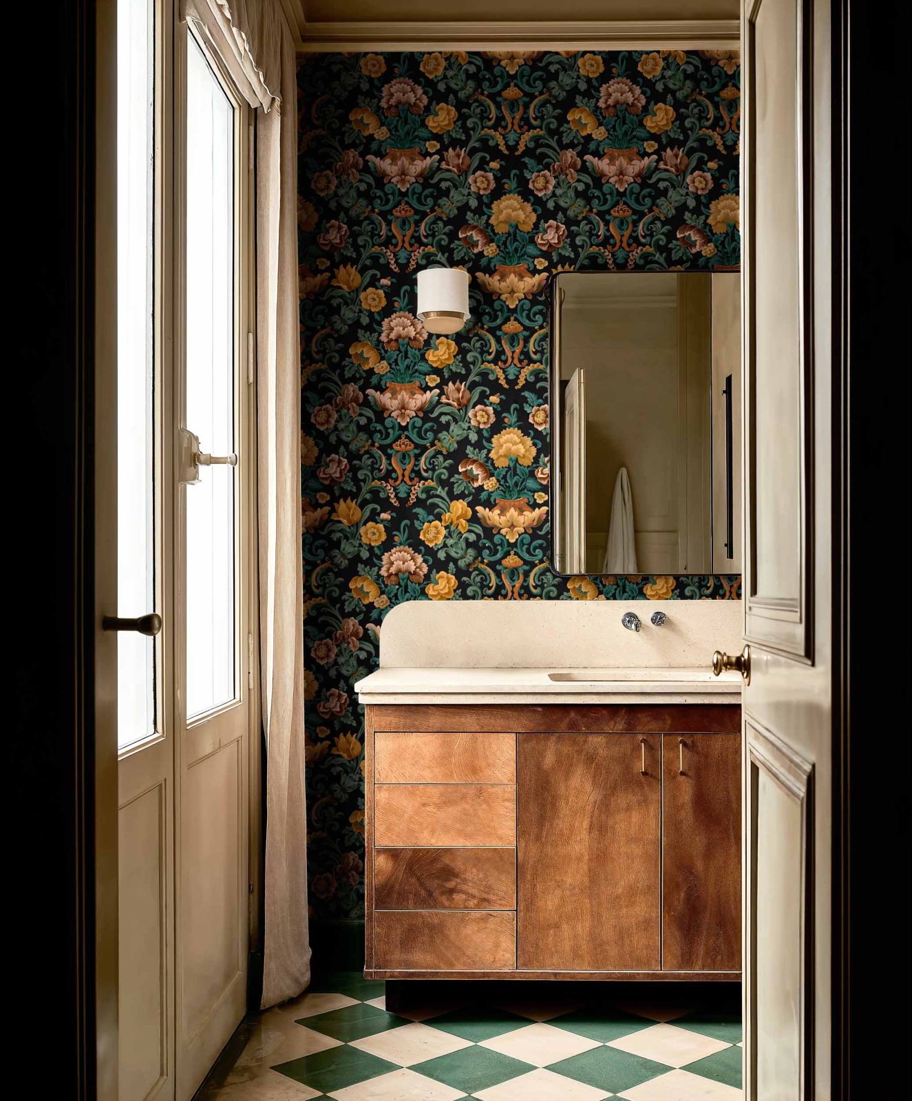 Aranjuez Damask, Onyx, Coordonne, 5mp / rola 2