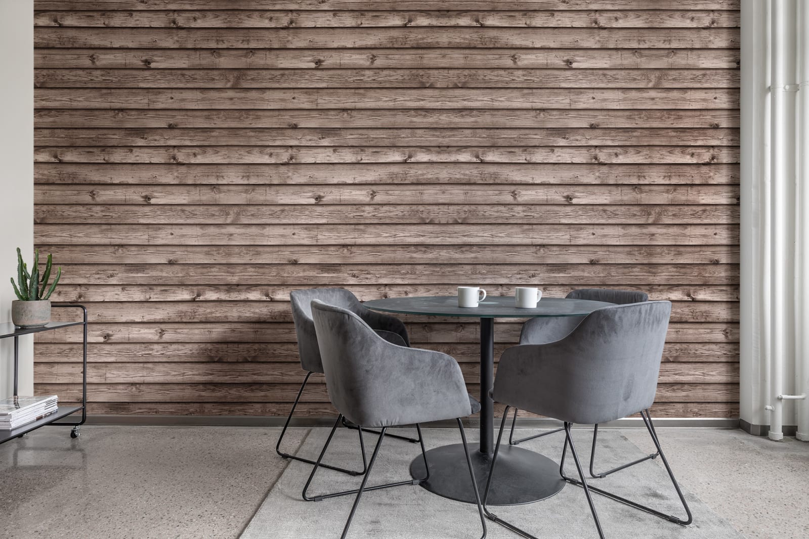 Horizontal Boards, Brown, Rebel Walls 4