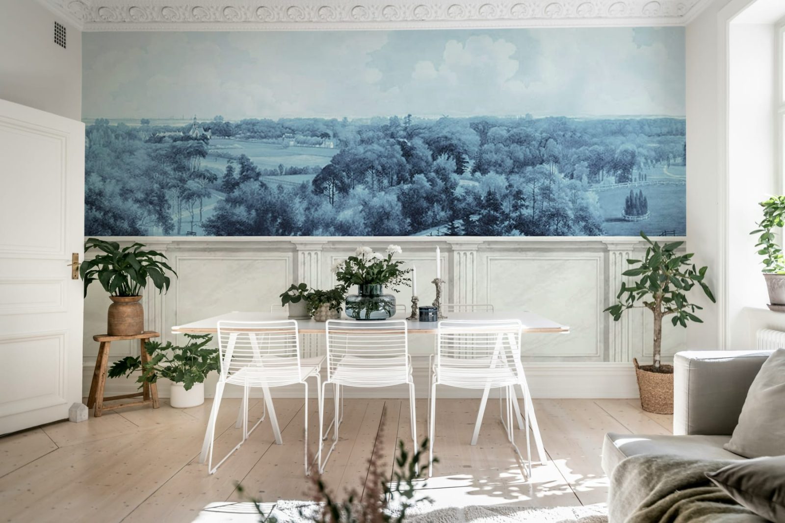Panorama Views, Vintage Blue, Rebel Walls 3