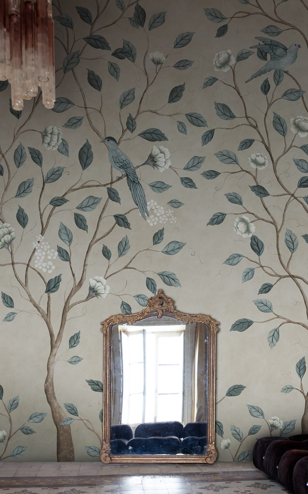 Chinoiserie Dream, Blue, Rebel Walls 3