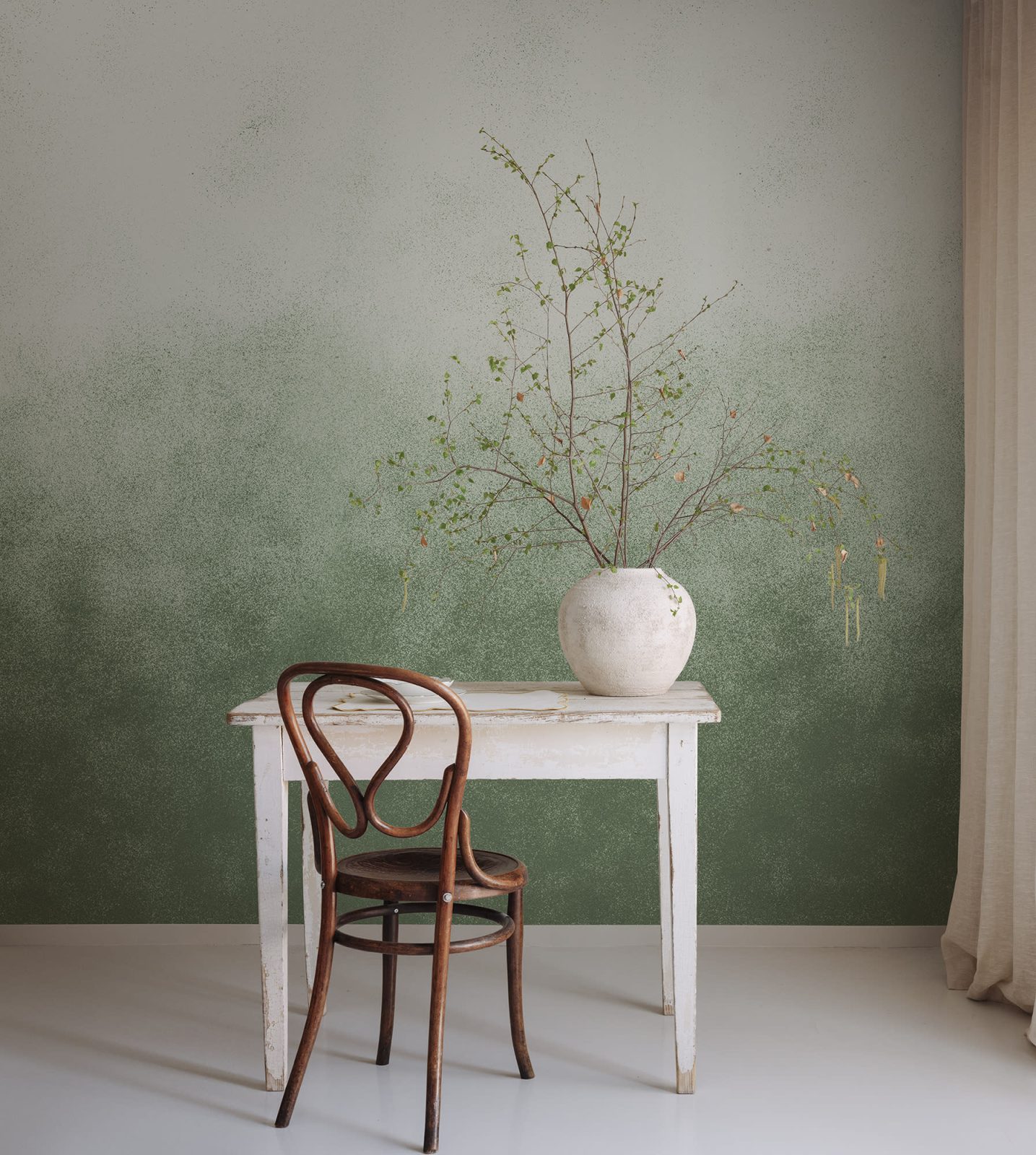 Ash Gradient, Green, Rebel Walls 3