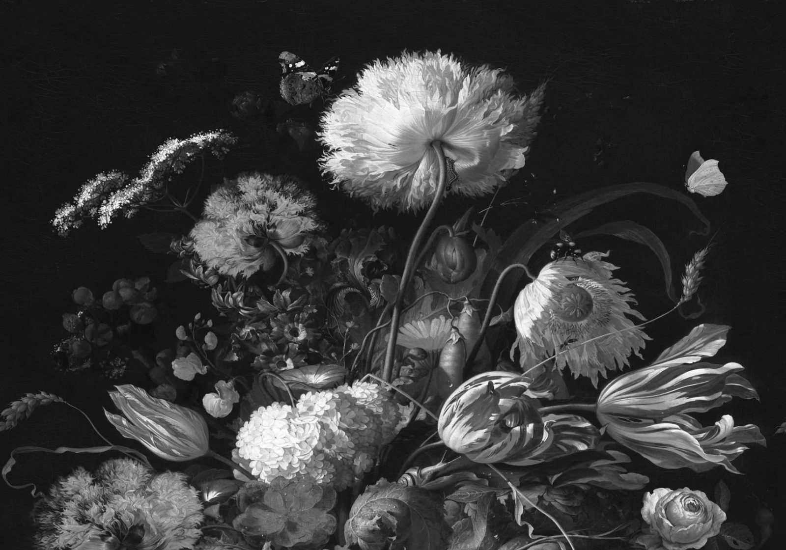 Bold Bouquet, Black, Rebel Walls