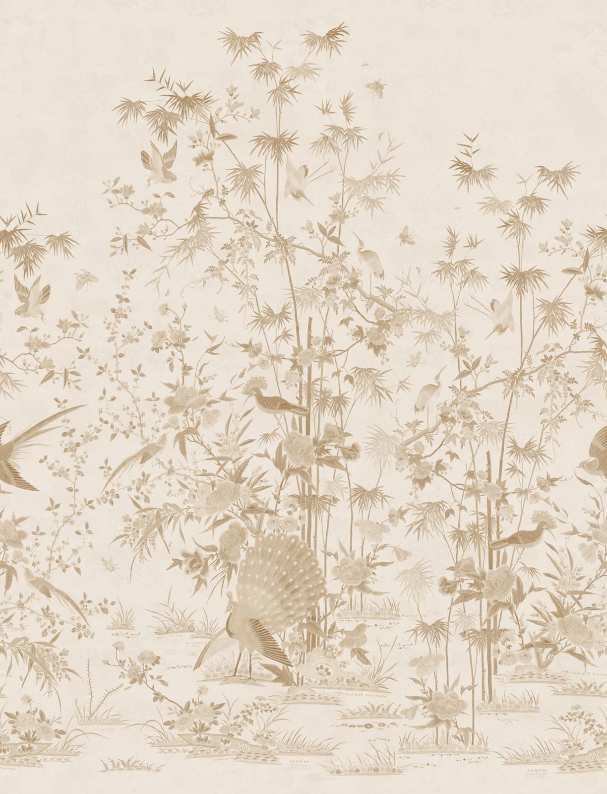Chinoiserie Garden, Beige, Sandberg