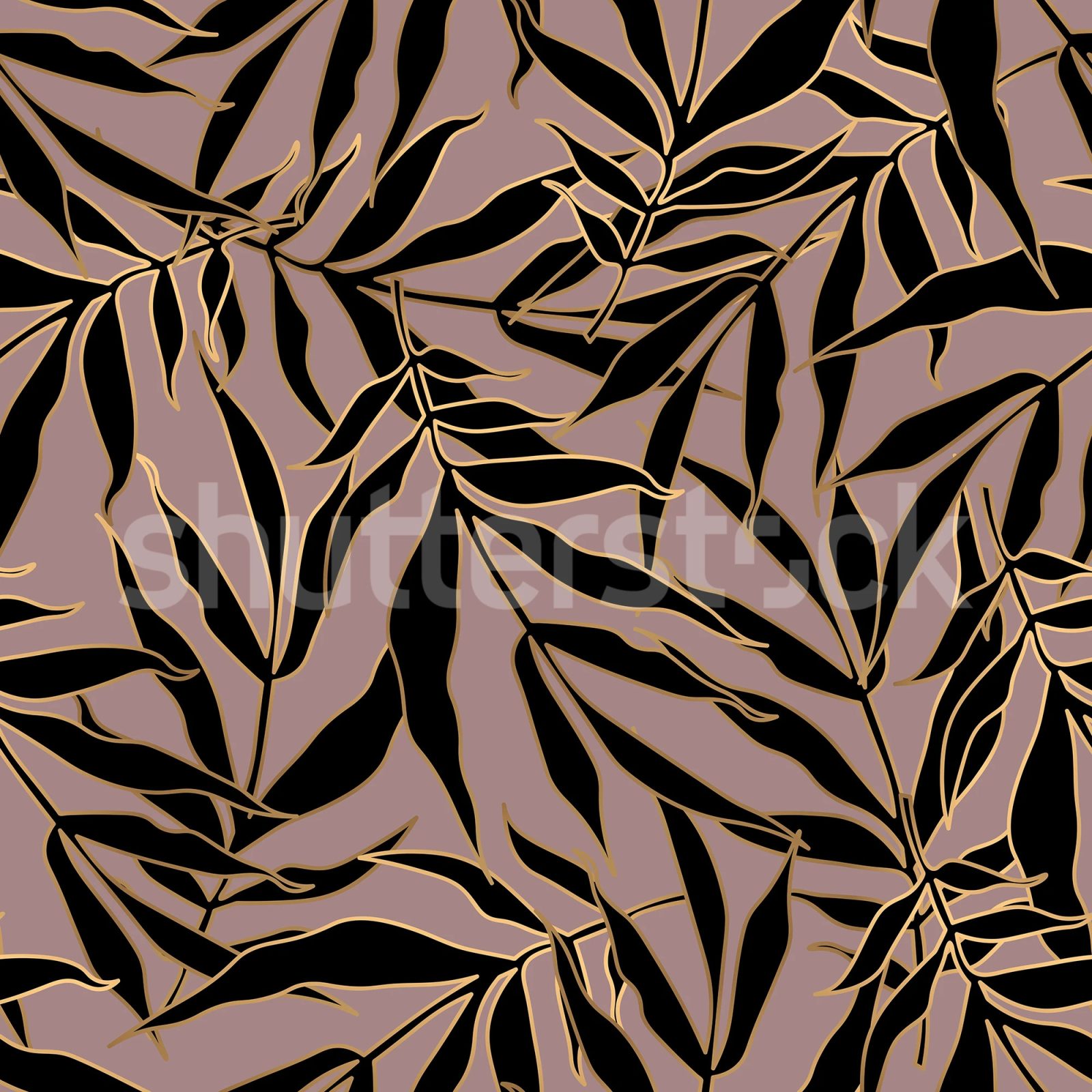 Bold Leaves, Pink, Rebel Walls