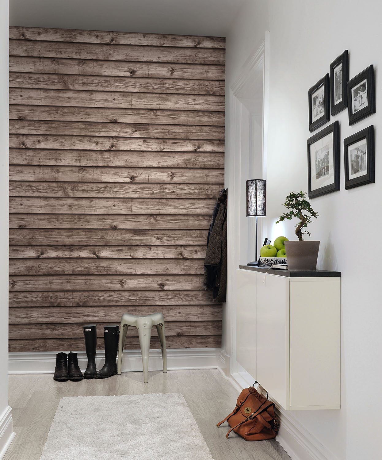 Horizontal Boards, Brown, Rebel Walls 2