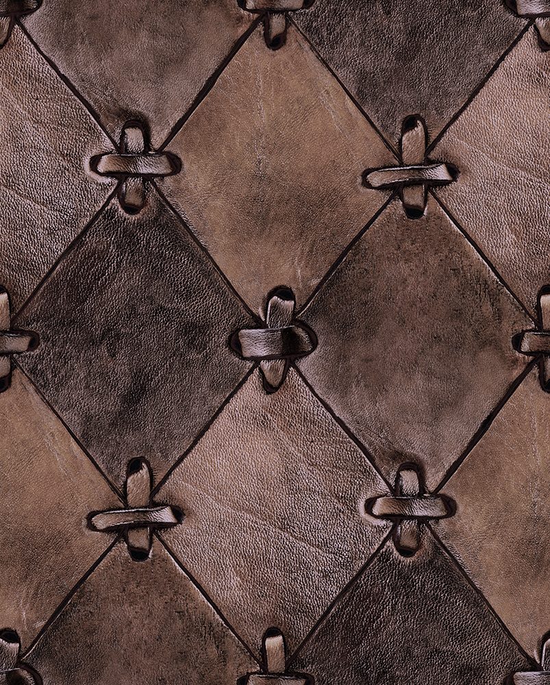 Leather Rhombs, Vintage, repetitiv, Rebel Walls