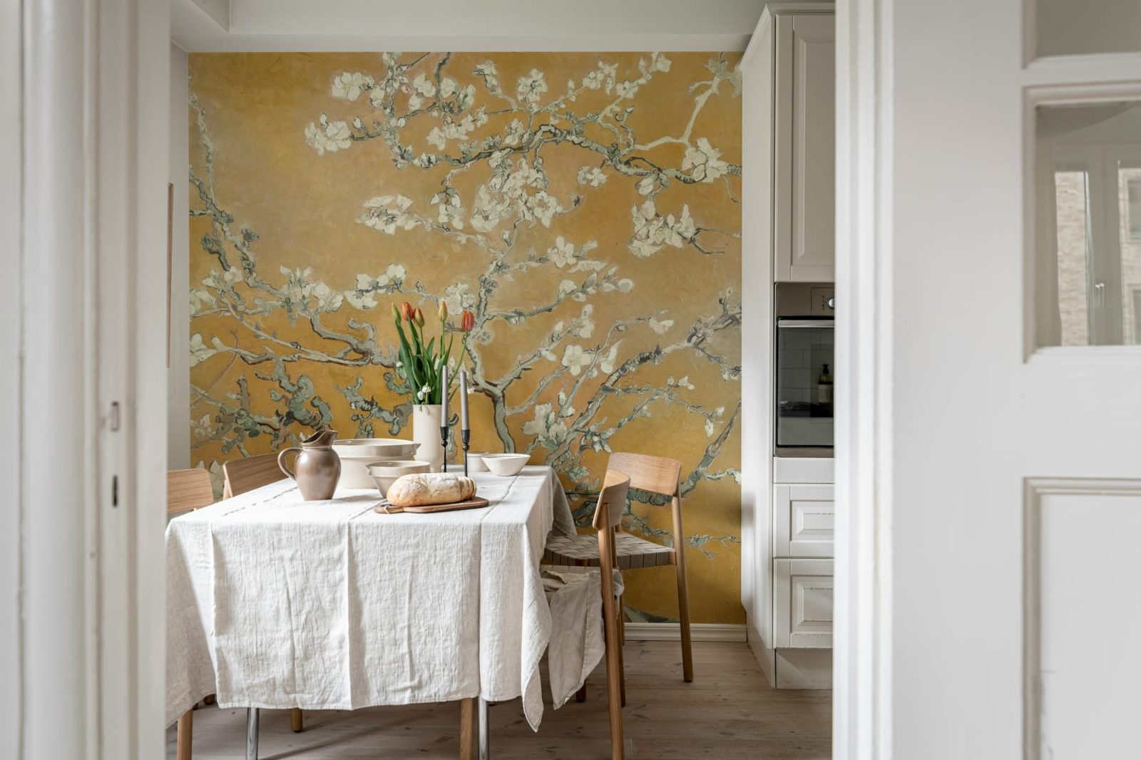 Almond Blossom, Orange, Rebel Walls 3