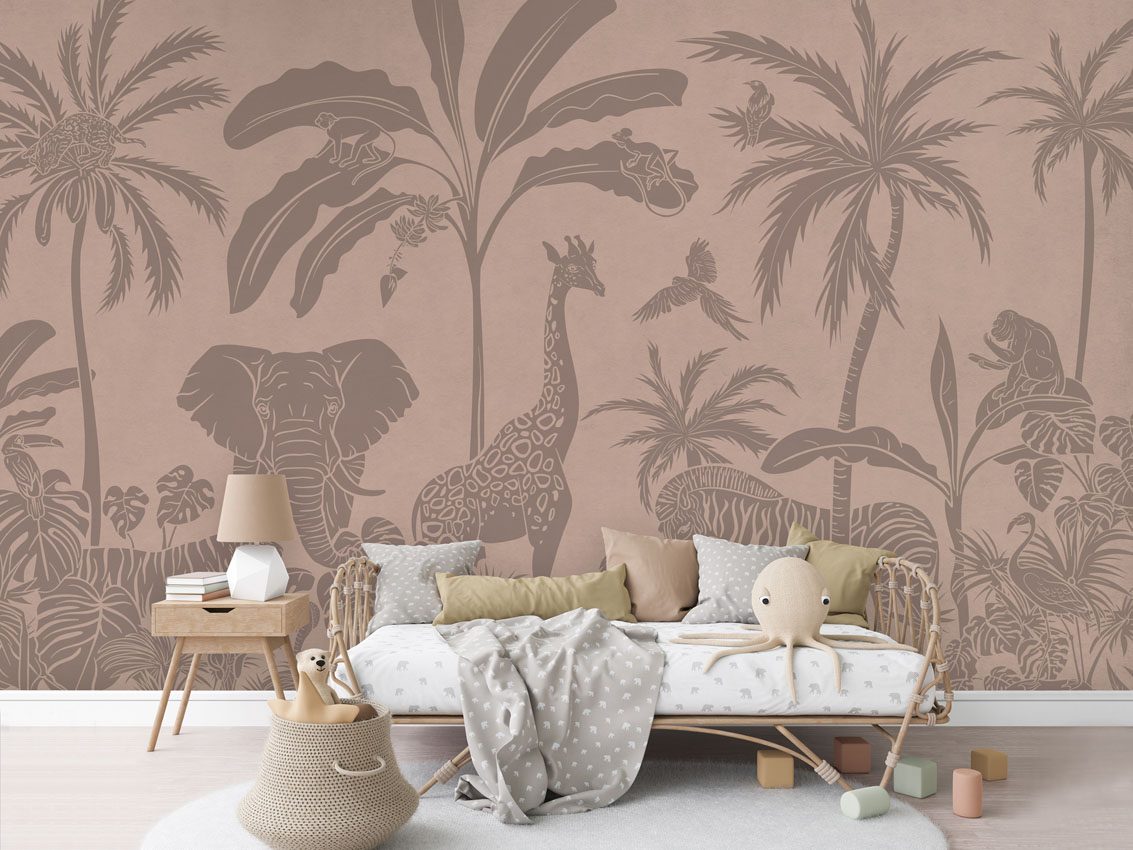 Monochrome Jungle - Pink Vintage, Kikki Belle 4