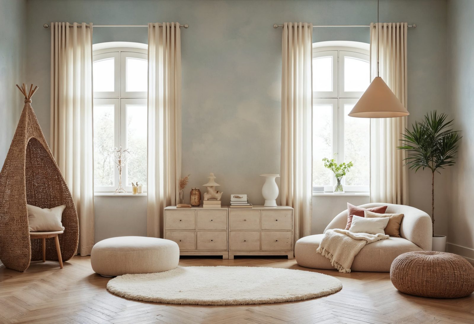 Vintage Clouds, Cloud Dancer, Rebel Walls 2