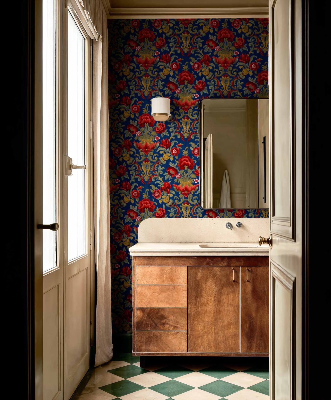 Aranjuez Damask, Vermilion, Coordonne, 5mp / rola 2