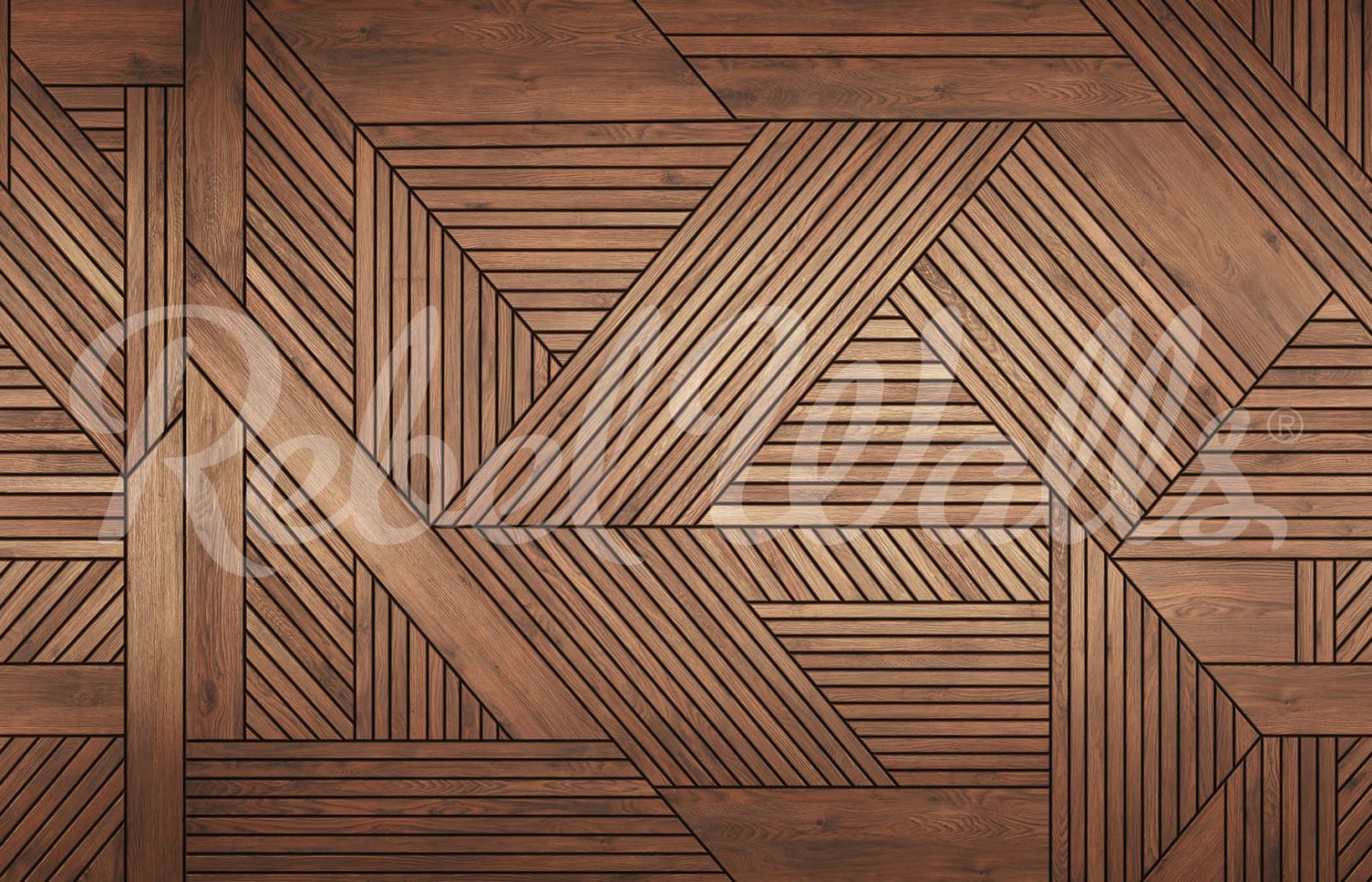 Wooden Art Bold, Teak, Rebel Walls
