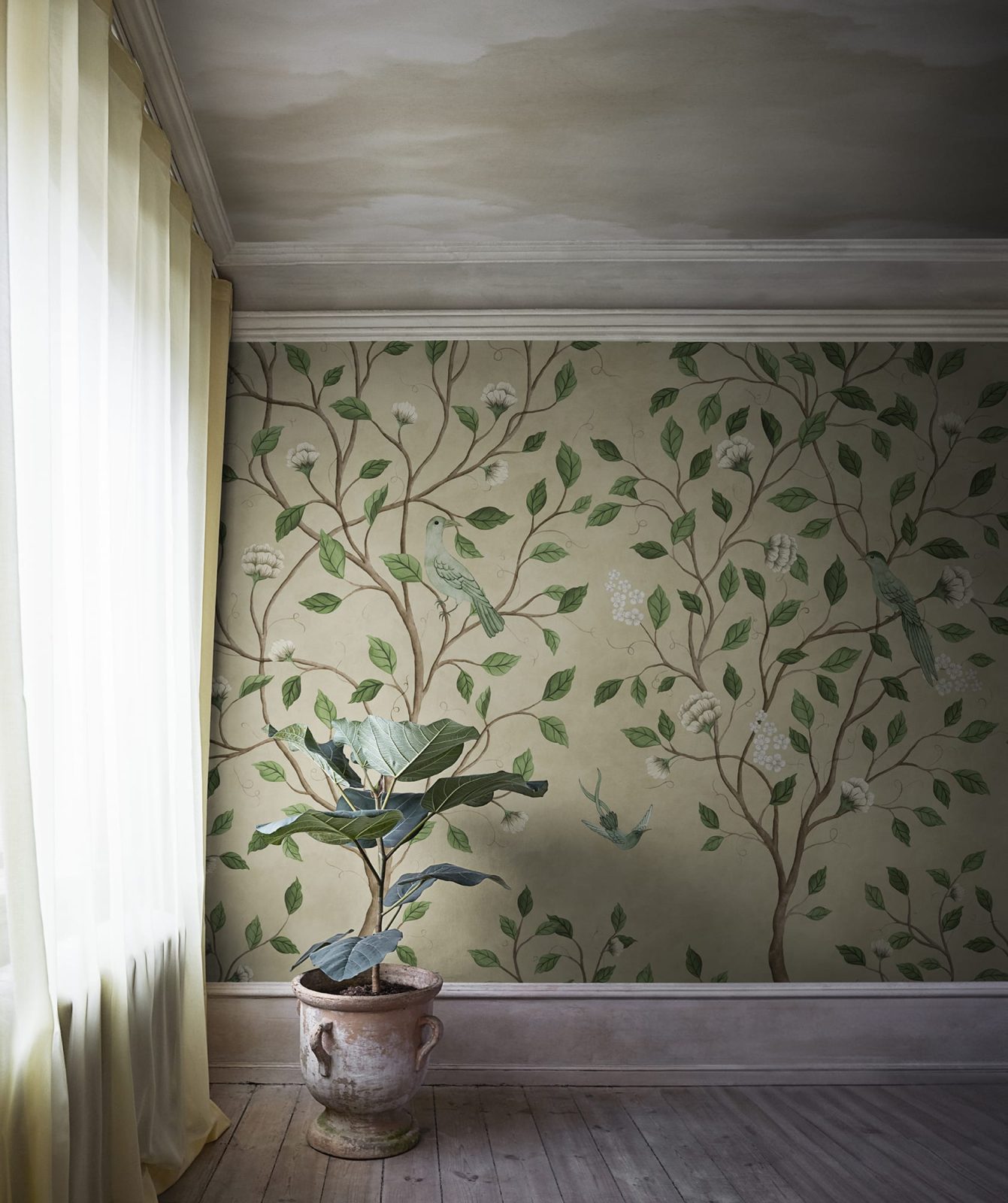 Chinoiserie Dream, Beige, Rebel Walls 3
