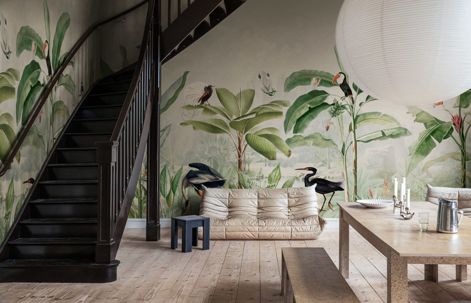 Tropical Palms, Birds, Rebel Walls 2