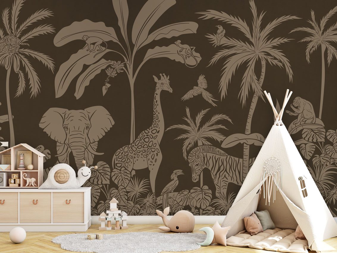 Monochrome Jungle - Brown Vintage, Kikki Belle 5