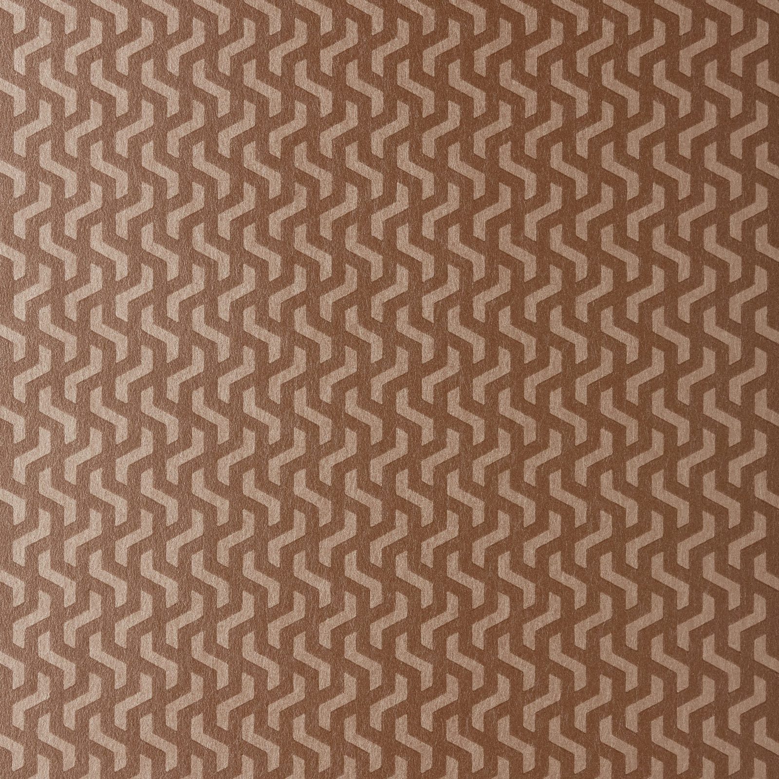 Rattan, Burnt Orange Luxury Geometric, 1838 Wallcoverings, 5.3mp / rola