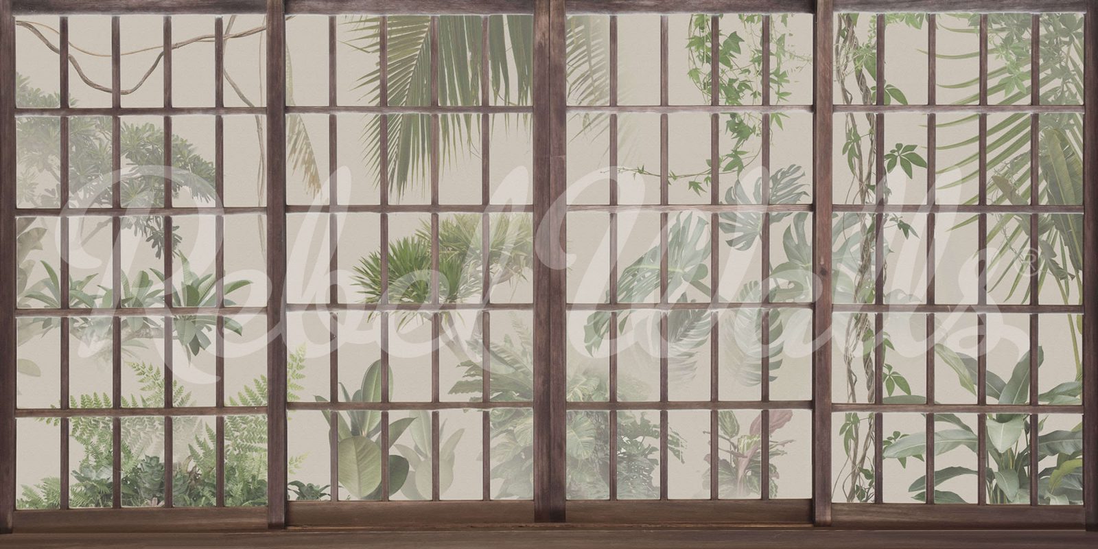 Window View, Beige, Rebel Walls