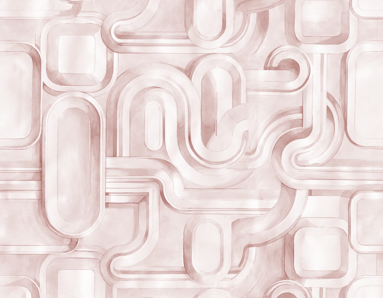 Abstract Path, Pink, Rebel Walls