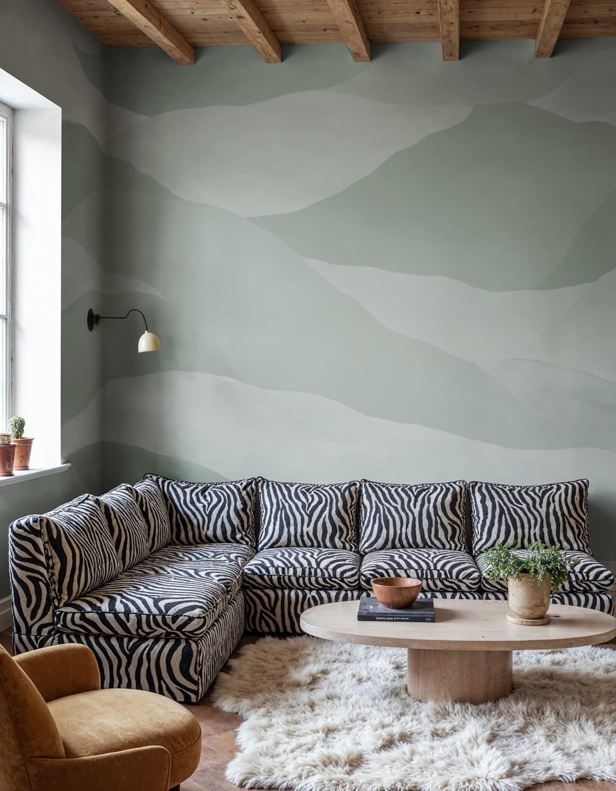 Misty Peaks, Light Green, Rebel Walls 2