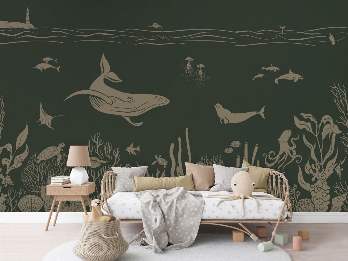 Monochrome Sea - Green Vintage, Kikki Belle 4