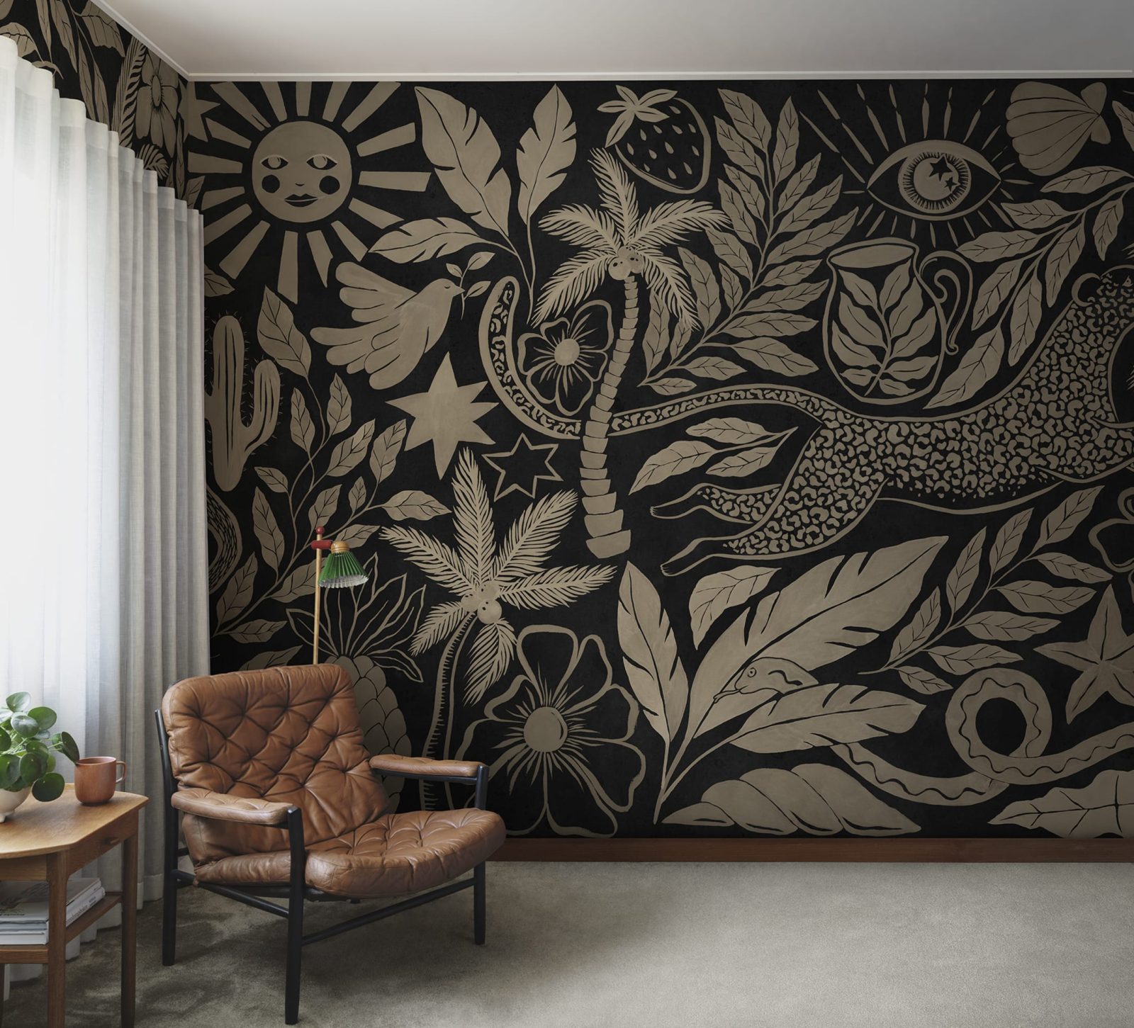 Midnight Tropics, Gold, Rebel Walls 3