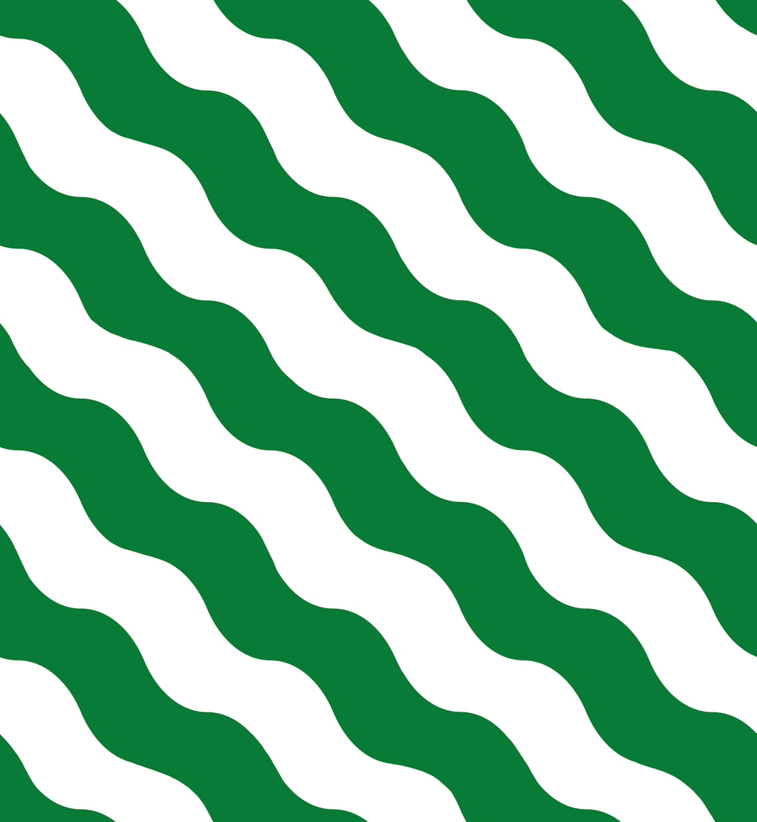 Polka Stripe, Green, Rebel Walls