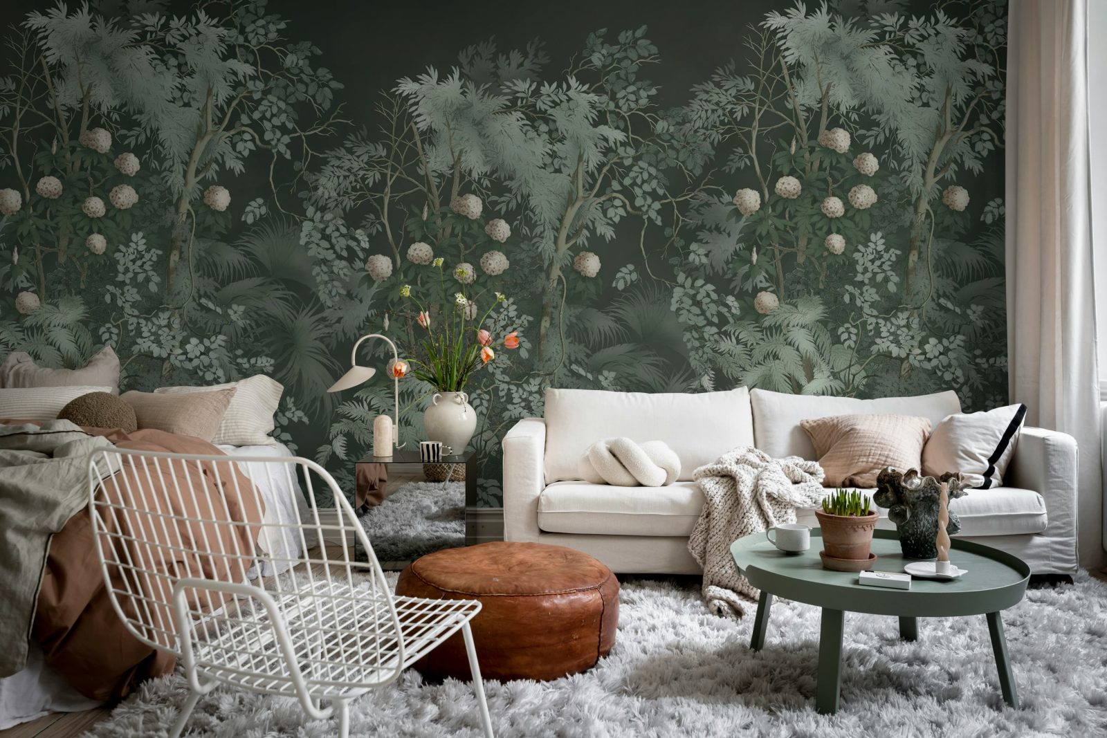 Tropical Bush, Night, Rebel Walls 2