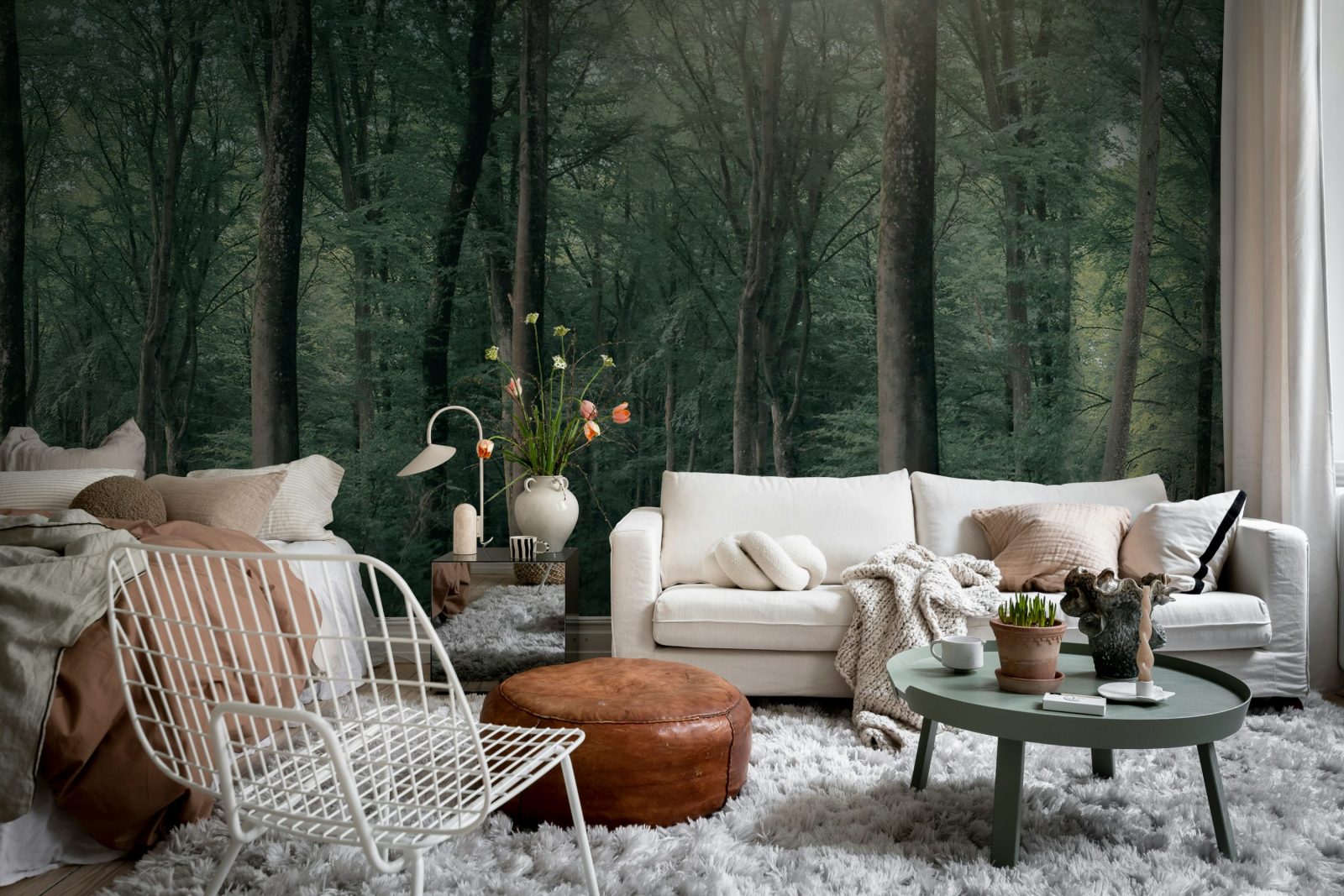 Whispering Woods, Dark Green, Rebel Walls 2