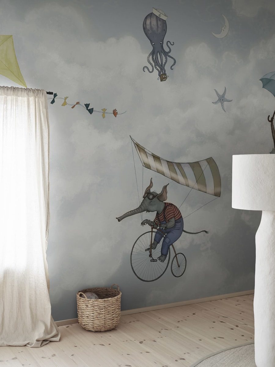 In the Clouds, Light Blue, Rebel Walls 3