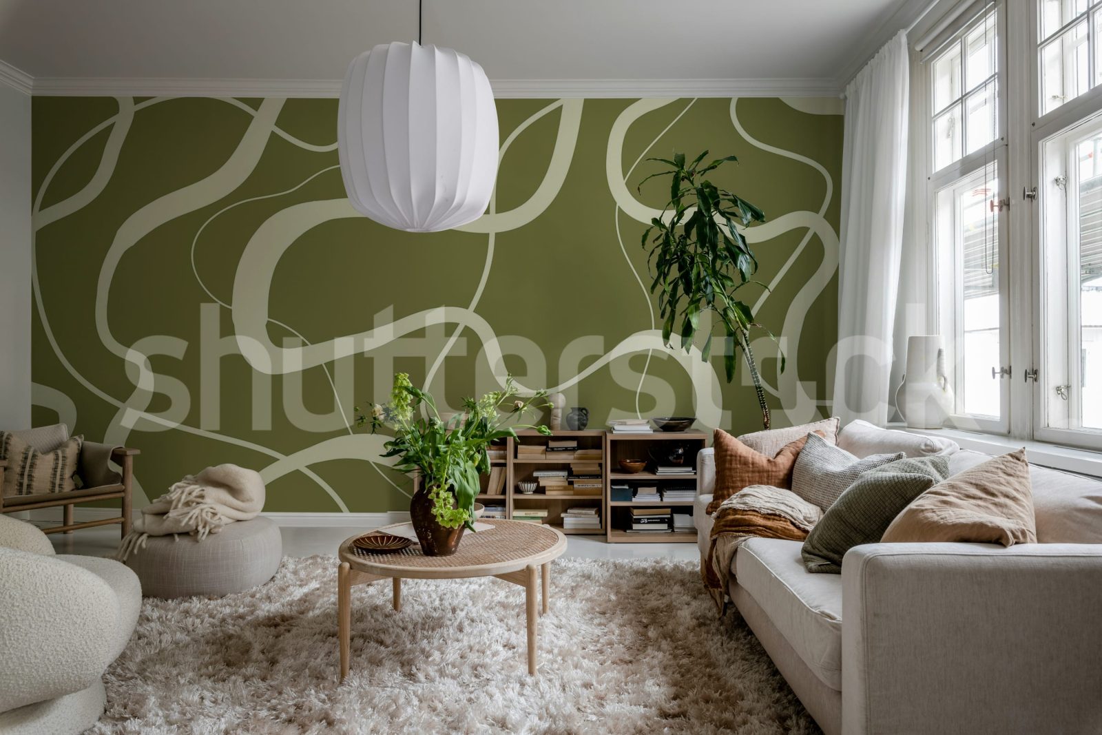Twisting Lines, Olive, Rebel Walls 3
