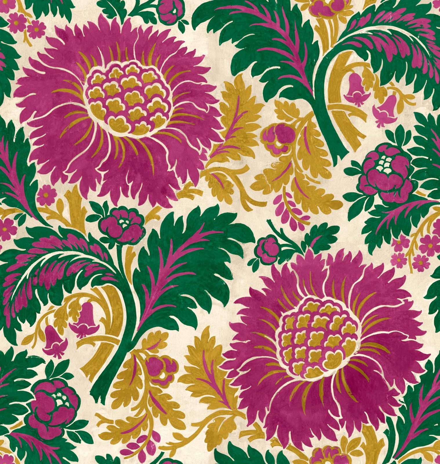 Chinese Damask, Emerald, Coordonne, 5mp / rola
