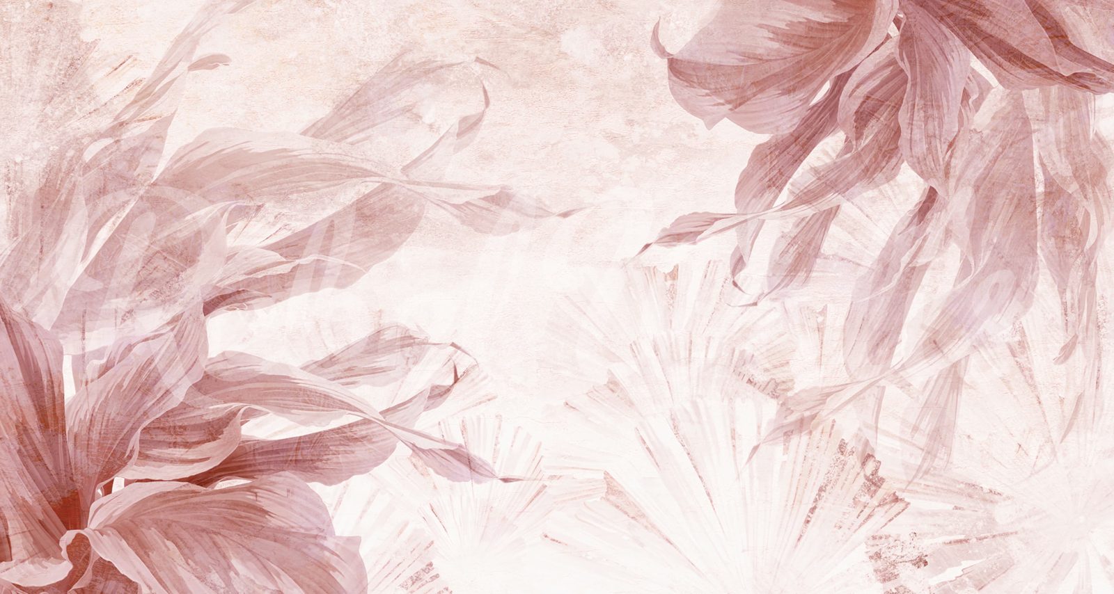 Leafy Dream, Pink, Rebel Walls