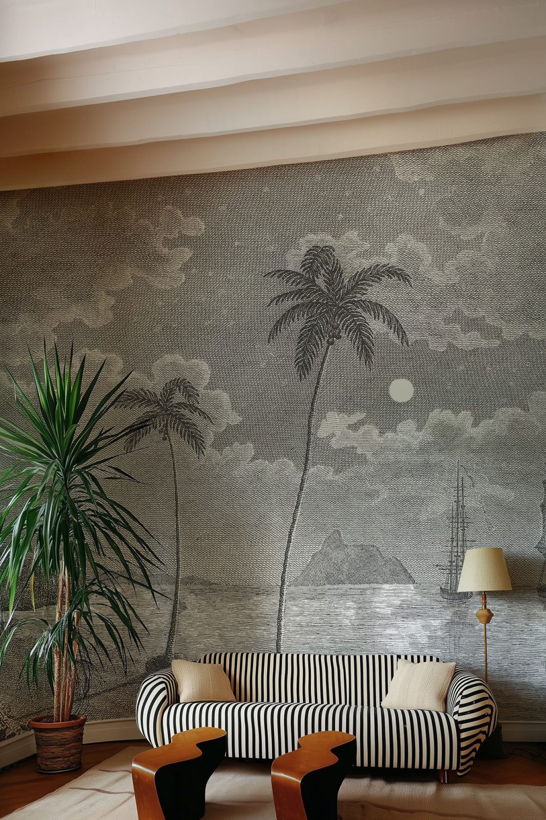 Palm Beach, Black & White, Rebel Walls 3