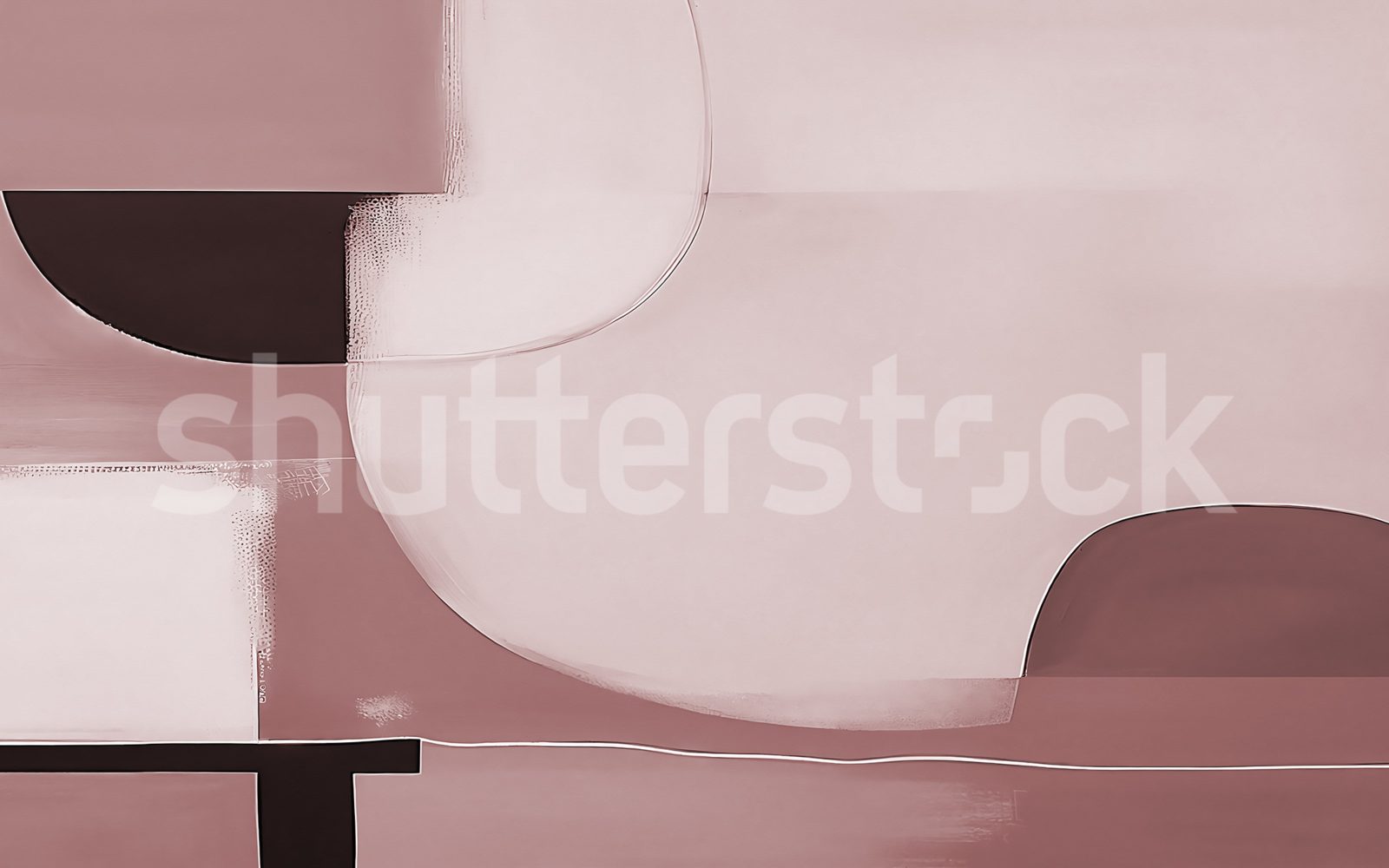 Abstract Shapes, Burgundy, Rebel Walls