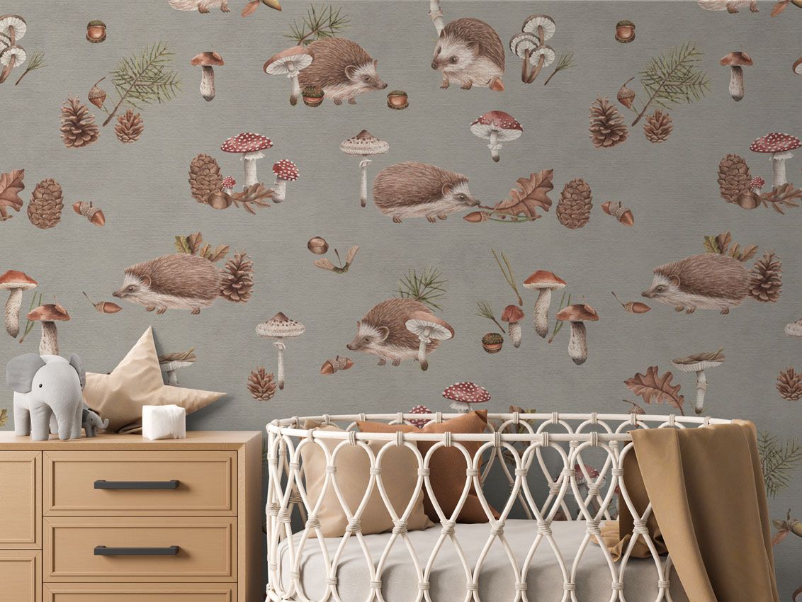 Happy Hedgehog - Taupe, Kikki Belle 5