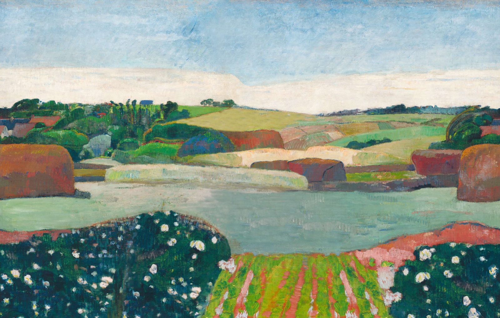 Haystacks in Brittany Repeatable, Rebel Walls