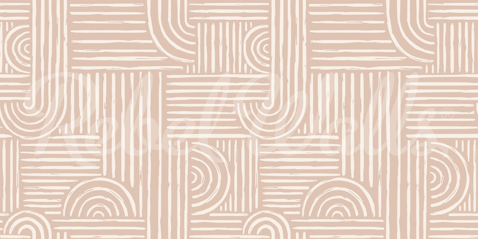 Graphic Vaults, Beige, Rebel Walls