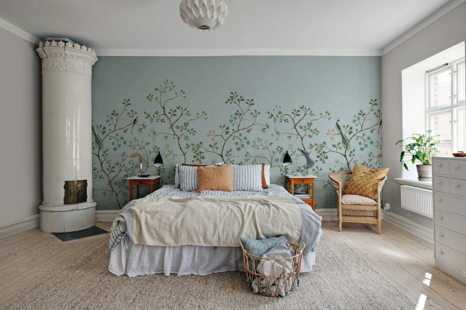 Songbird Mural, Blue, Rebel Walls 2