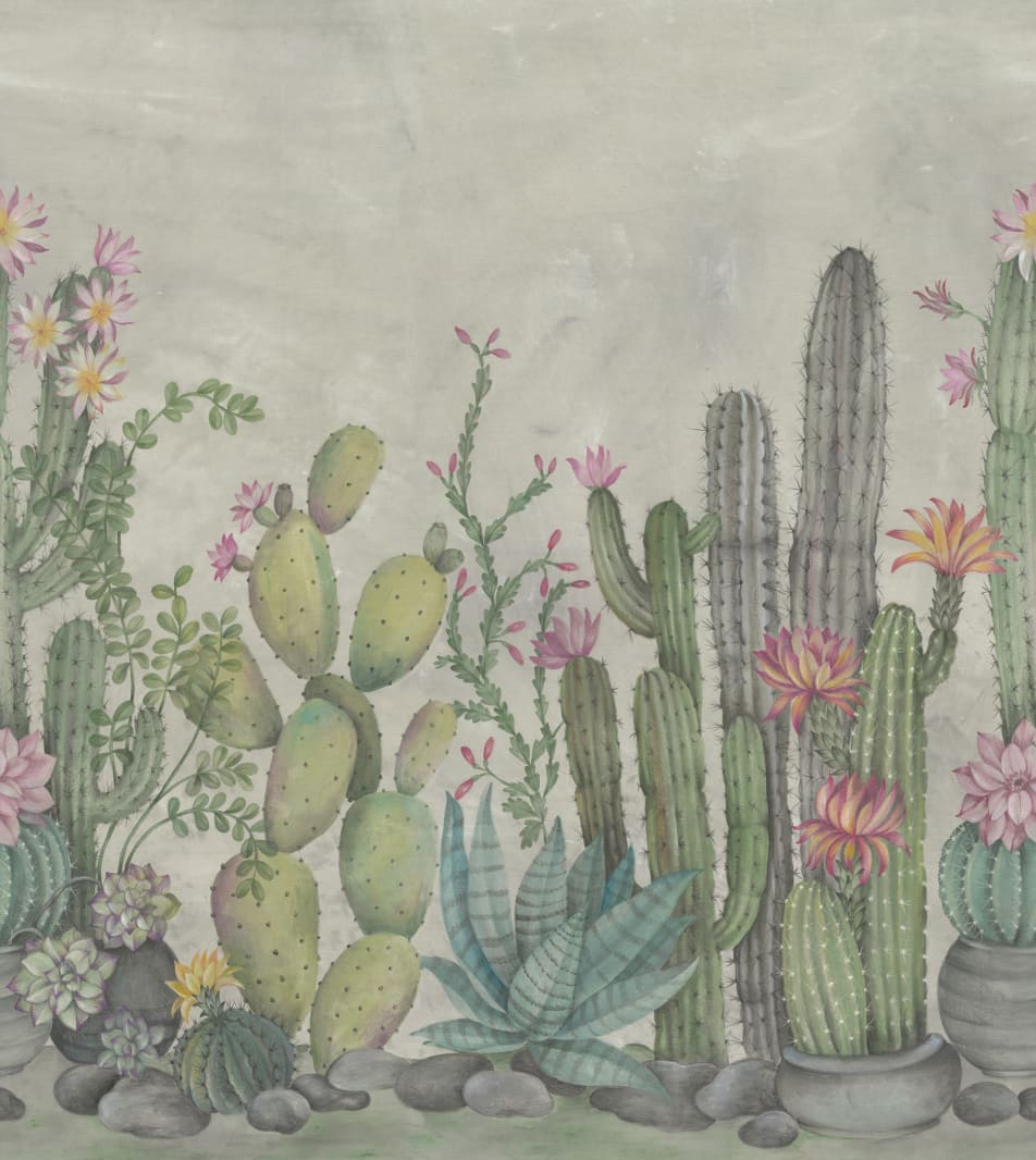 Playfull Cactus, Summer, Rebel Walls