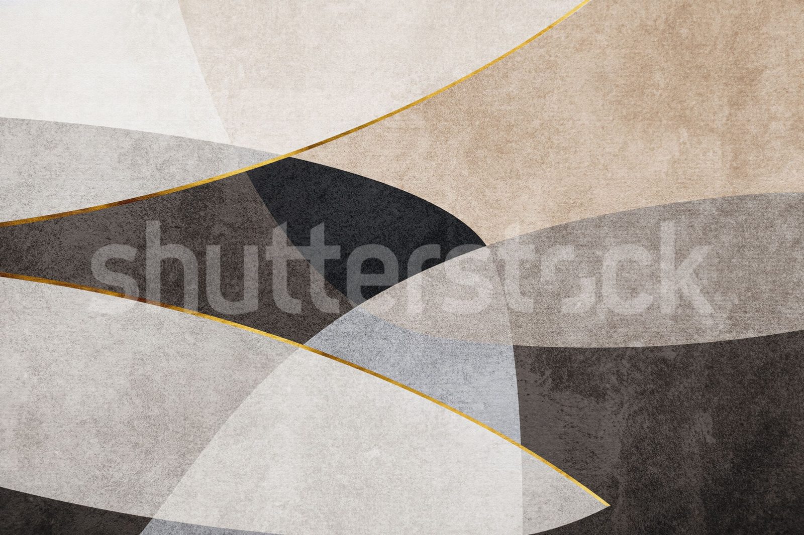 Shapes and Forms, Beige, Rebel Walls