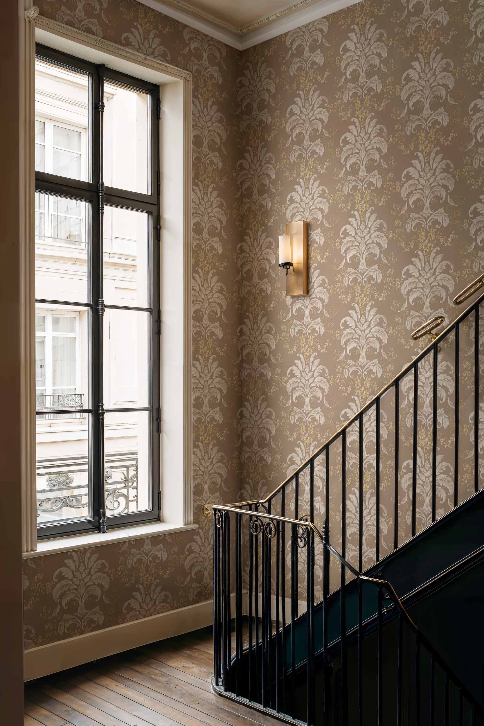 French Damask, Stone, Coordonne, 5mp / rola 2