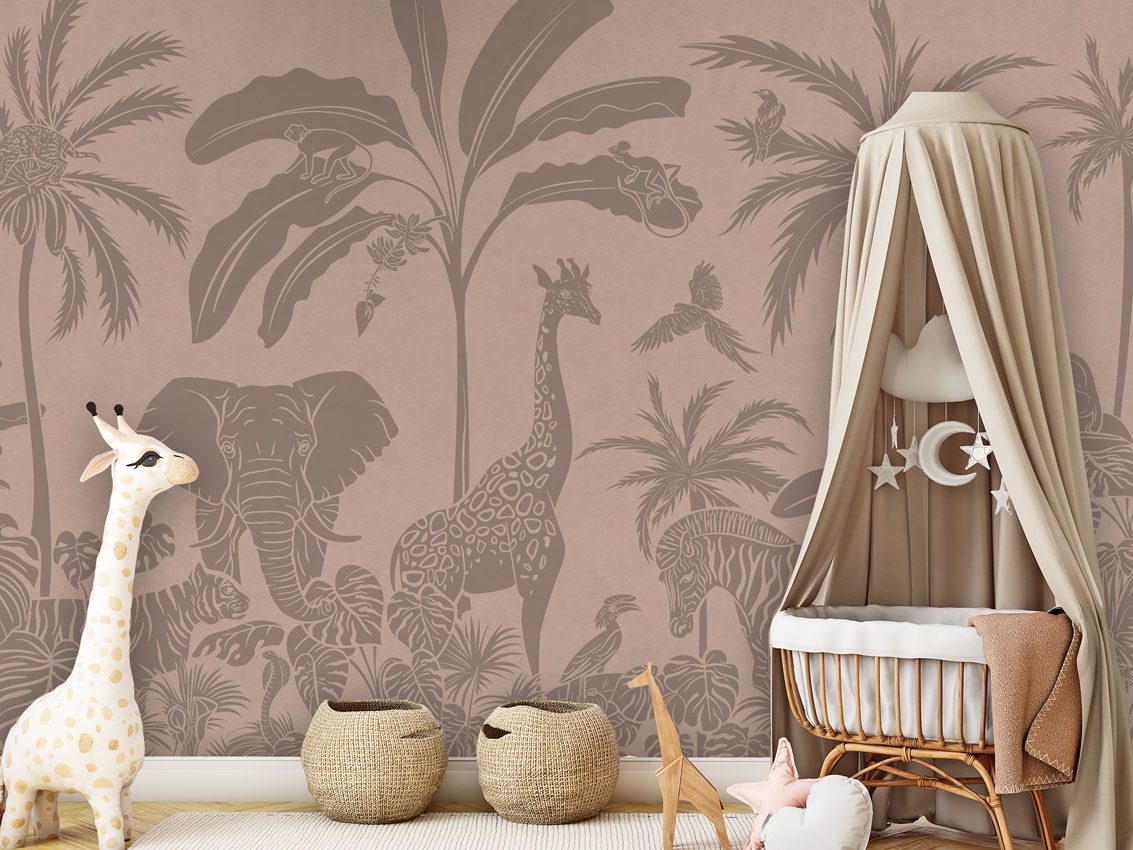 Monochrome Jungle - Pink Vintage, Kikki Belle 2