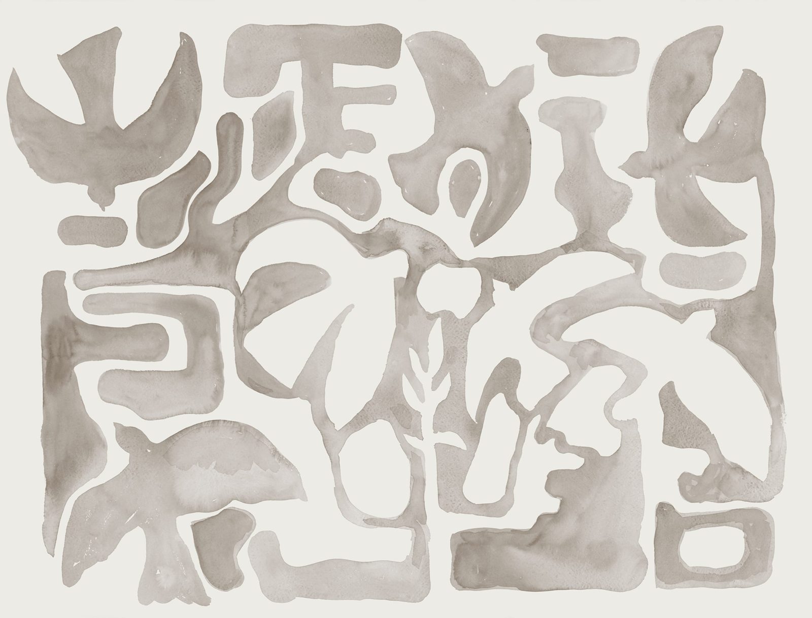 Harmony Forms, Beige, Rebel Walls