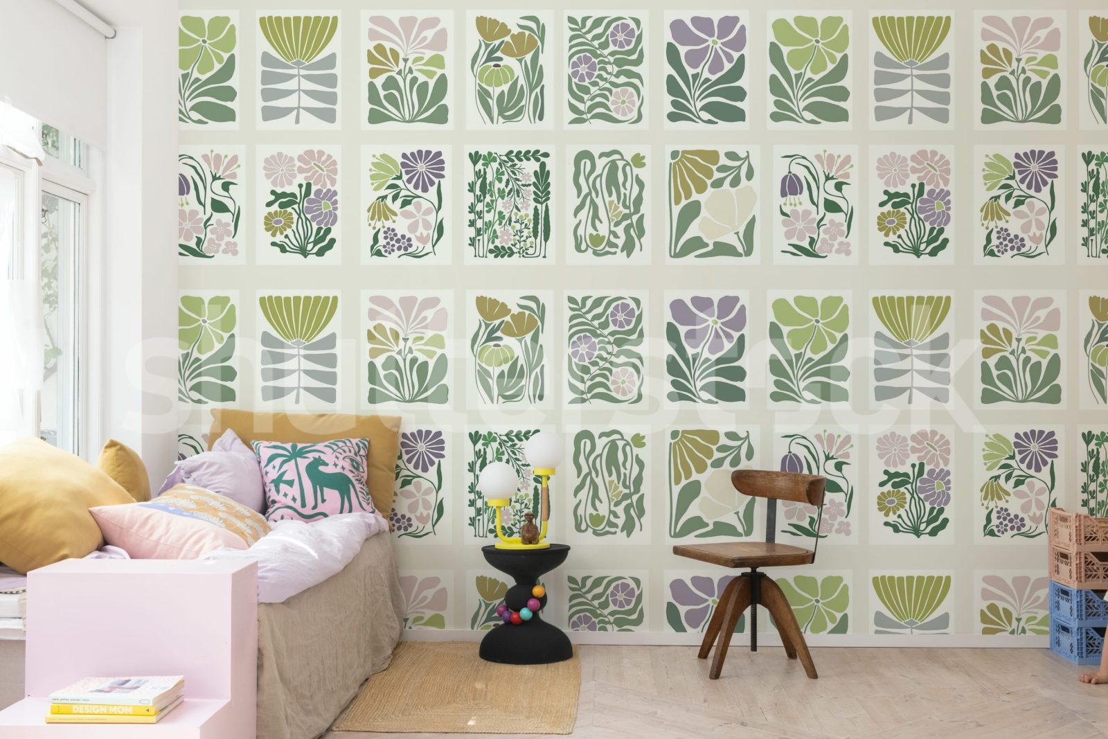 Playful Flora, Pastel, Rebel Walls 2