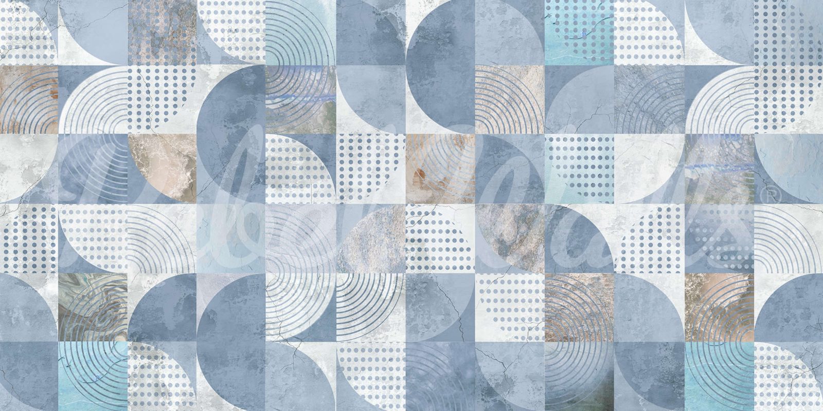 Multi Blocks, Soft Blue, Rebel Walls