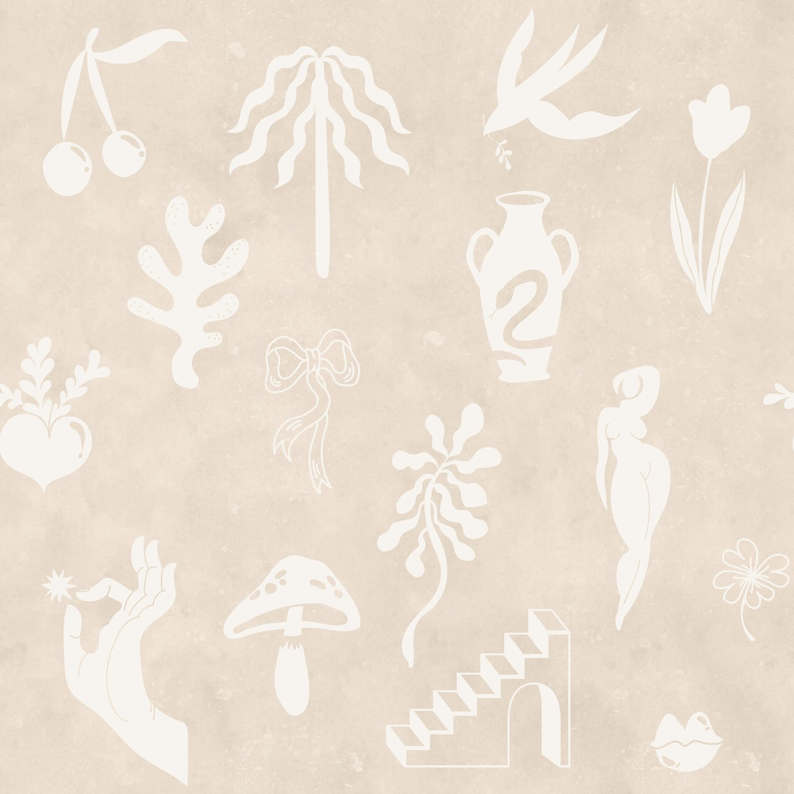 Symbolic Tales, Beige, Rebel Walls