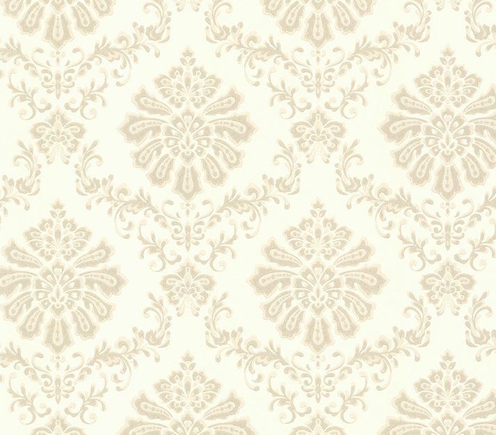 Broughton, Natural Luxury Damask, 1838 Wallcoverings, 5.3mp / rola