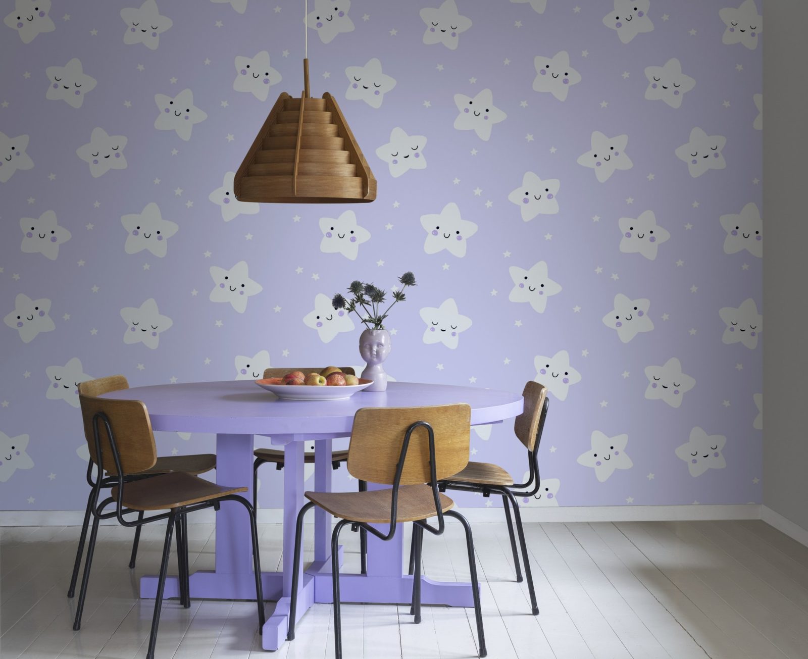 Cute Stars, Lilac, Rebel Walls 3