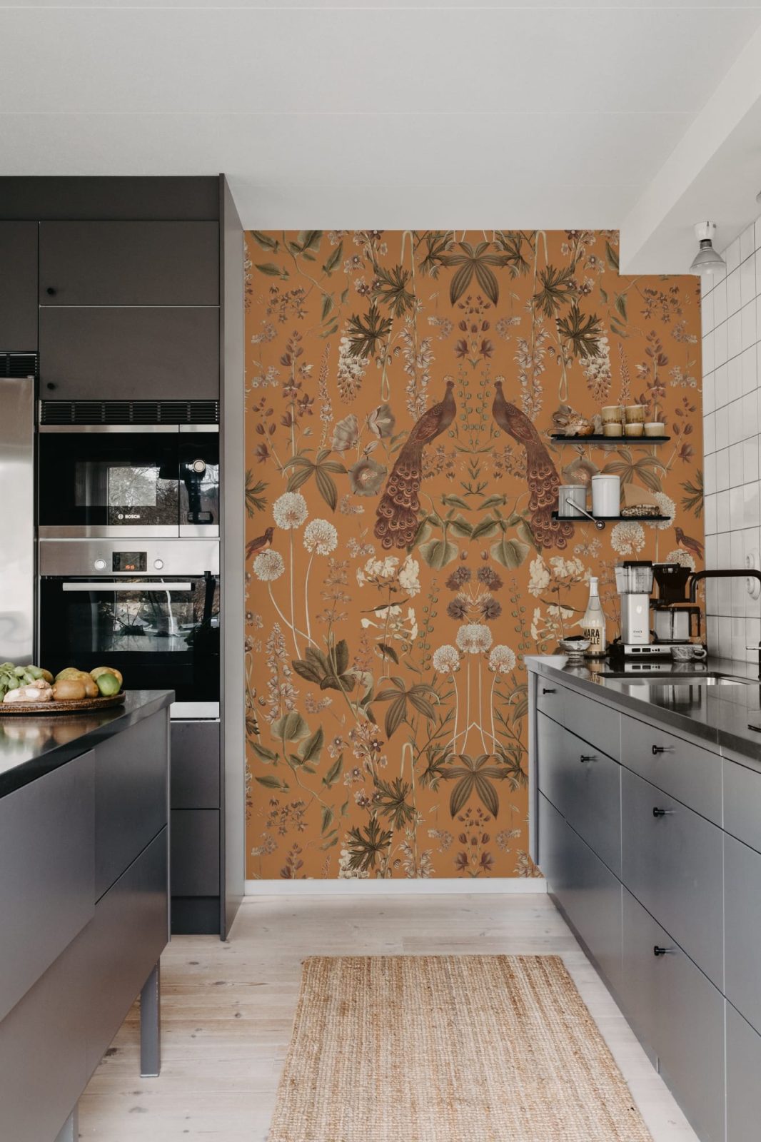 Peacock Garden, Ochre, Rebel Walls 2