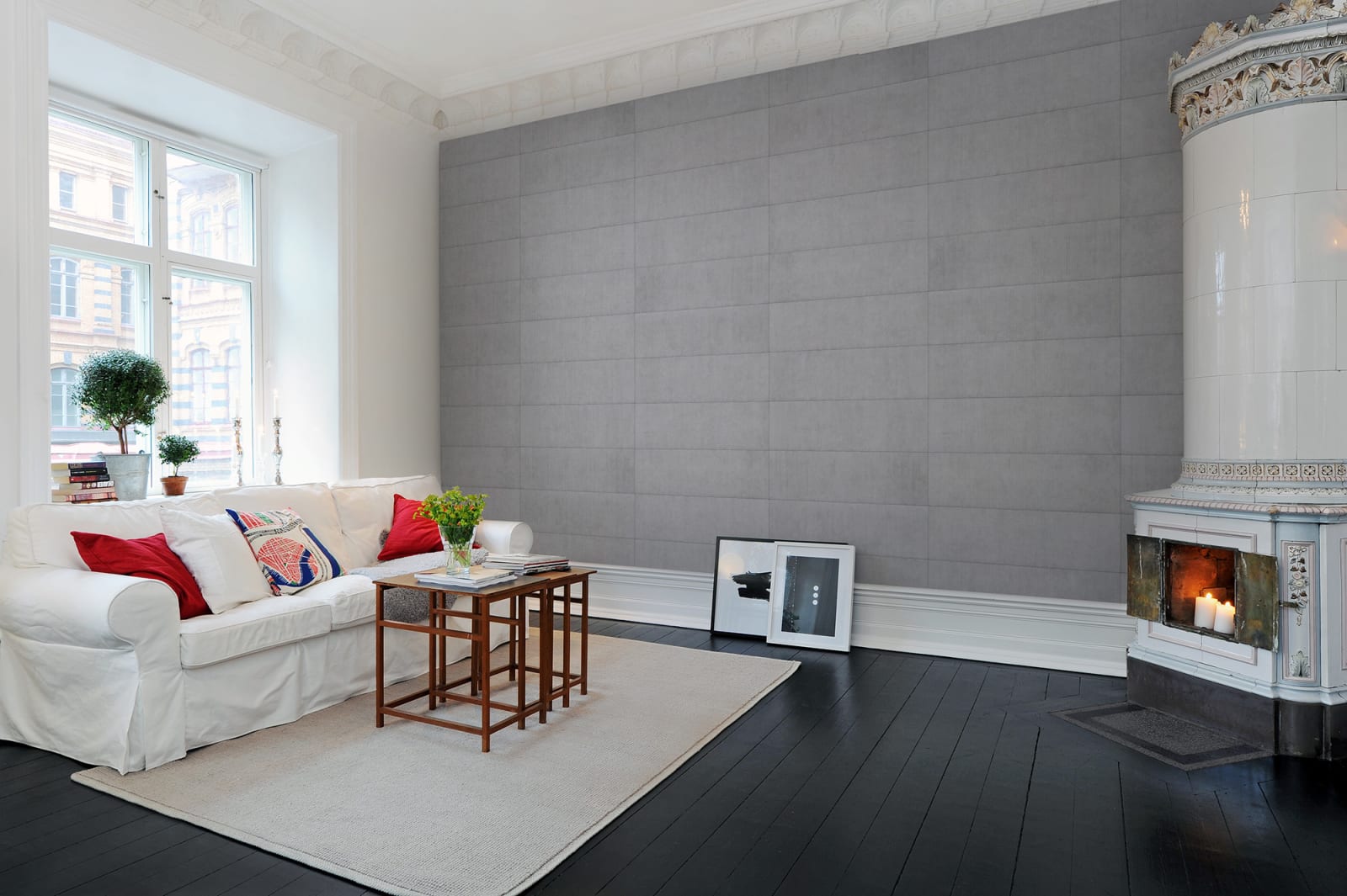 Rectangular Concrete Tiles, Rebel Walls 2